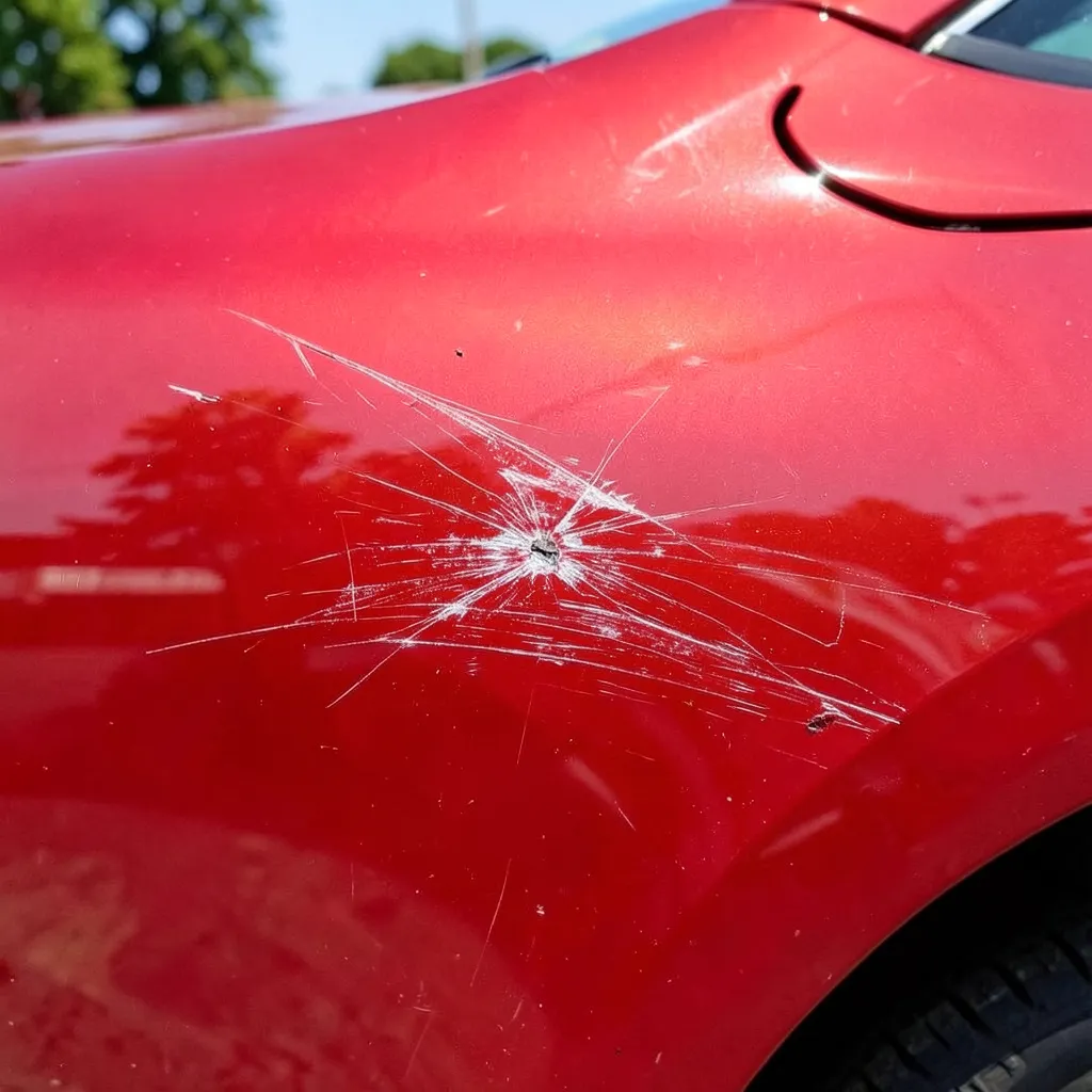 Biciclist accidentat după un impact cu o mașină și documente pentru dosarul RCA