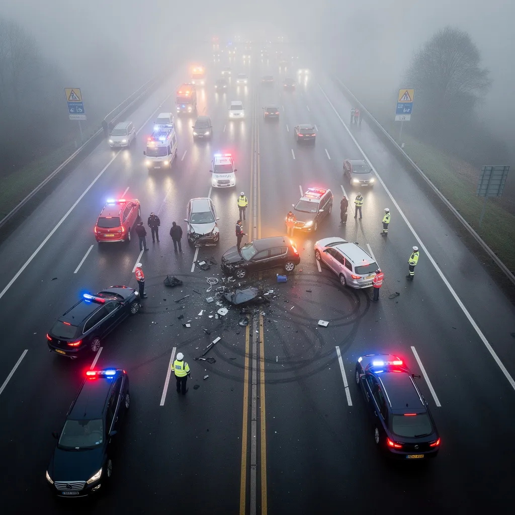 Doi șoferi completează constatarea amiabilă lângă mașinile implicate într-un accident ușor