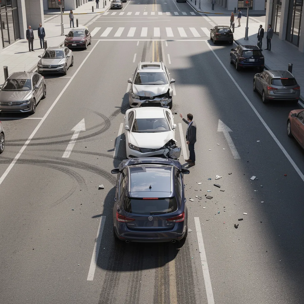 Pieton implicat într-un accident rutier care solicită despăgubiri RCA de la asigurător