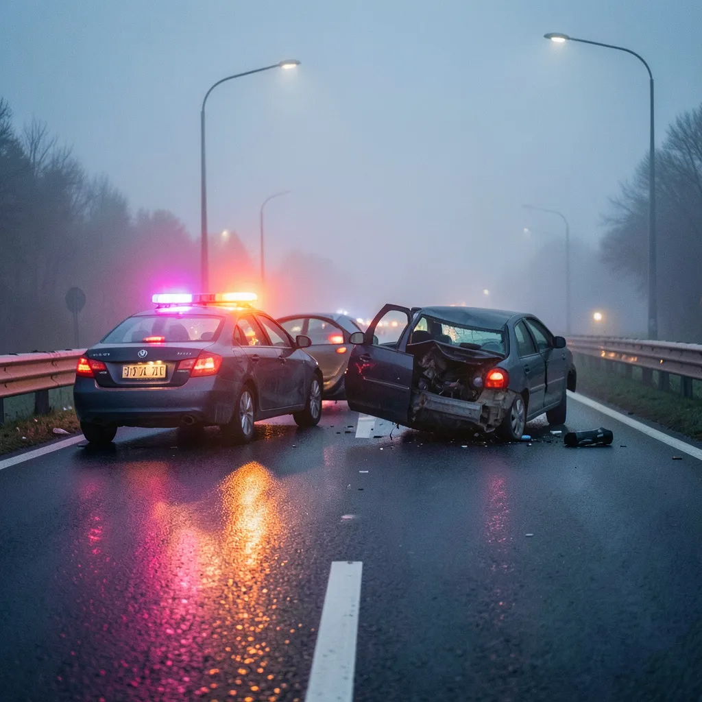 Șoferi care verifică polița RCA și formularul de constatare amiabilă înainte de reînnoire