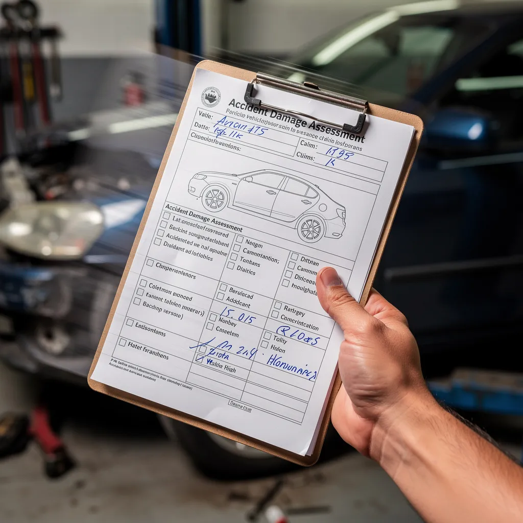 Șofer care verifică o poliță RCA auto și compară oferte online