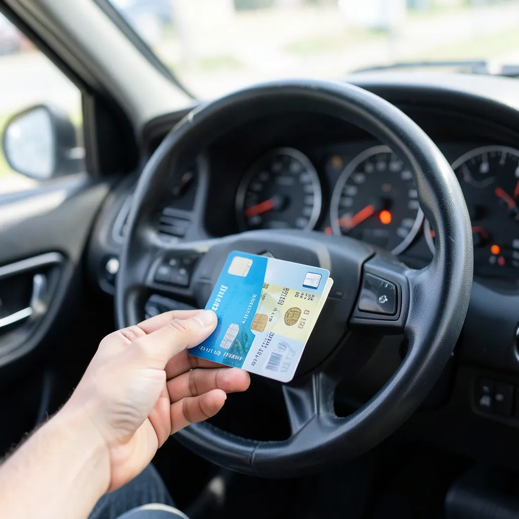 Șofer compară ofertele și costul final pentru cea mai ieftină asigurare RCA