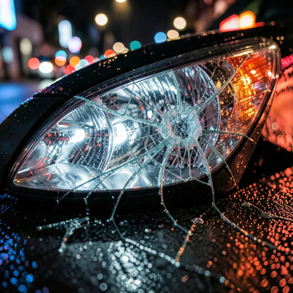 Vehicul care a avariat un zid și fațada unei clădiri, situație pentru despăgubire RCA