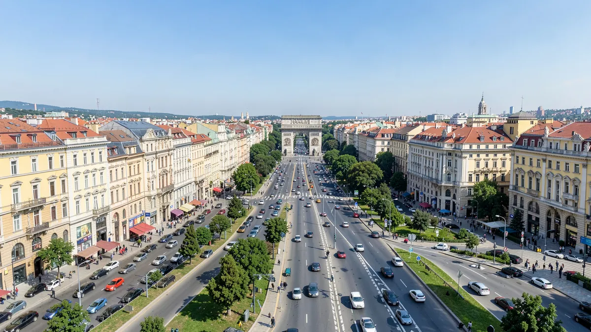 Dacia Logan parcată pe o stradă din București, pentru articol despre RCA auto