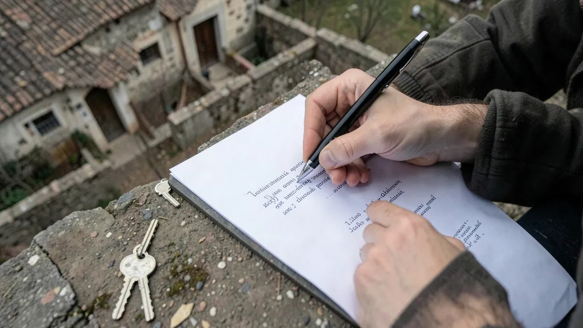 Persoană care verifică online polița și datele unei locuințe